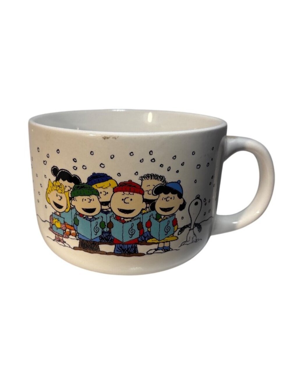 Peanuts Christmas Mug Soup Bowl Caroling Characters Charlie Brown Snoopy 2020